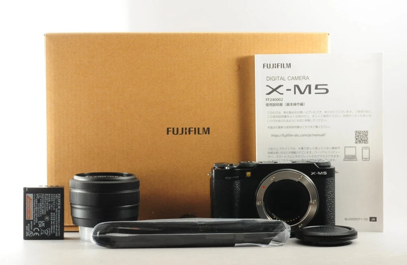 US Stock 274 Shot Top Mint FUJIFILM X-M5 w/ XC 15-45mm f3.5-5.6 OIS Black #4416