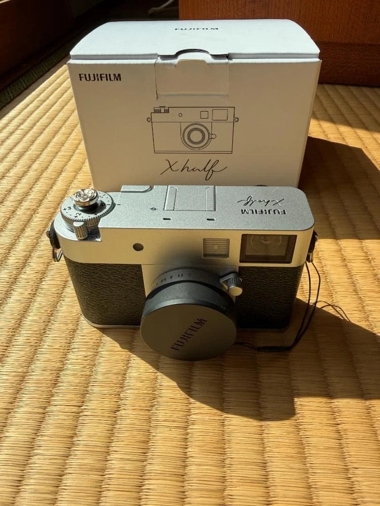 FUJIFILM X half X-HF1 Silver Compact Camera with Accessories Excellent Condition