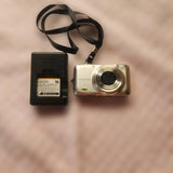 FUJIFILM FinePix JZ300 Silver Compact Digital Camera Tested Working Japan