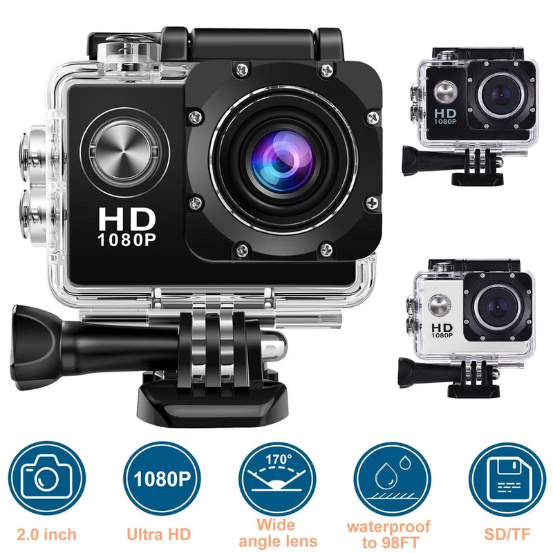 Full HD 1080P Action/Sport/Waterproof Camera Recorder DVR VGA Helmet Remote Kits