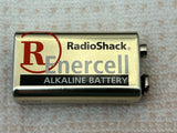 Radio Shack Vintage Battery 9 Volt Model 23-553 Collectible, 2.35VDC,Discharged Battery