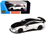 BMW i8 Liberty Walk White and Black 1/64 Diecast Model Car by Paragon PA-55151