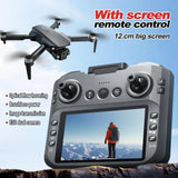 Foldable 4K Dual-Camera Quadcopter Screen withAerial Photography Drone Toy Gifts