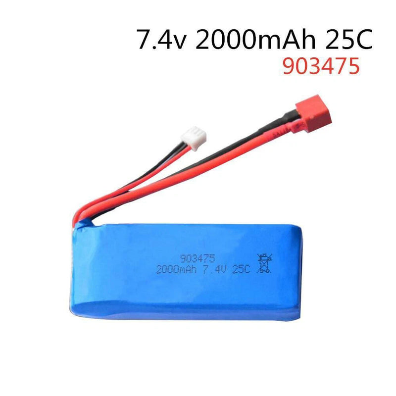7.4V 2000mAh 25C LiPO Battery for Syma X8C X8W X8G X8HG X8HC RC Quadcopter Spare