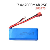 7.4V 2000mAh 25C LiPO Battery for Syma X8C X8W X8G X8HG X8HC RC Quadcopter Spare