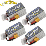 4X Tattu 1300mAh 100C 22.2V 6S Lipo Battery XT60 Plug For RC FPV Heli Airplane