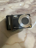 Black Panasonic Lumix DMC-TZ6 Digital Camera 10.1 MP 12x Zoom Battery *WORKING*