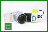 Sony ¦Á NEX-3 Mirrorless Camera White +E 18-55mm Kit, Used, Ready to Use