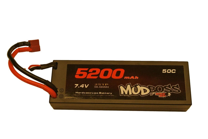 Rotor Ron Mudboss Lipo Battery 5200mah 50c 7.4v w/Deans Connector