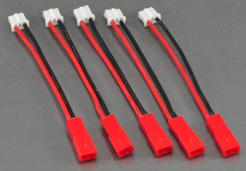 5 JST to E-Flite Beast / Sbach / F-27Q / Stryker 180 (UMX) Lipo Battery Adapters