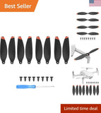 8X Low-Noise Propellers for DJI Mini 2 & Mini 4K Drone - Quick-Release Design
