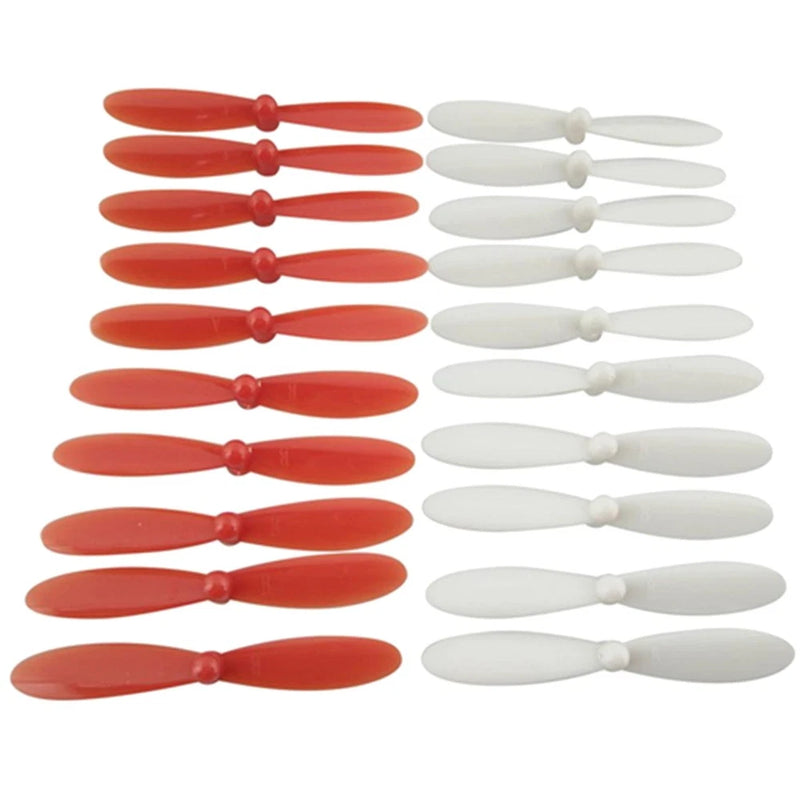 20Pcs Paddle Propeller for X4 H107L H107C H107D Quadcopter White&Red