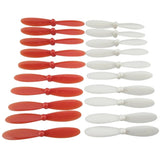 20Pcs Paddle Propeller for X4 H107L H107C H107D Quadcopter White&Red