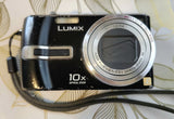 Panasonic Lumix DMC-TZ3 Black *For Parts/Untested* Battery & SD Card Included