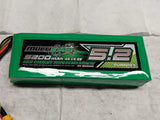 Turnigy MultiStar LiPo Battery Pack 5200mAh 4S 14.8V 10C (MPN 912700002-0) Battery