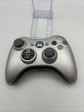 Xbox 360 Wireless Controller Silver Model 1403 Special Edition w/ Battery TESTED Battery