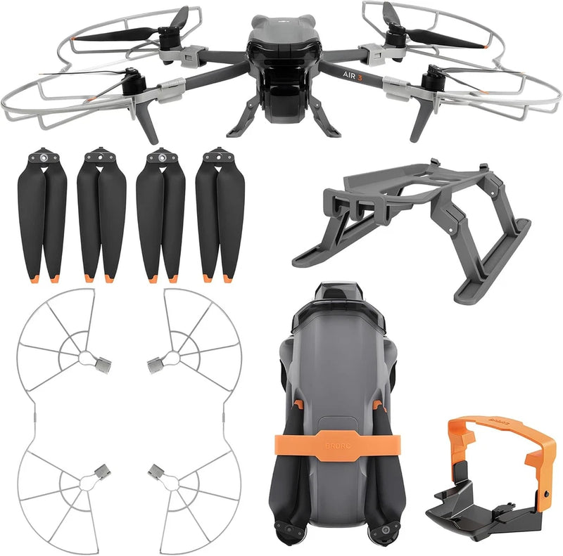 Propellers for DJI Air 3S Drone 4Pcs Accessories Set with Propeller Guard