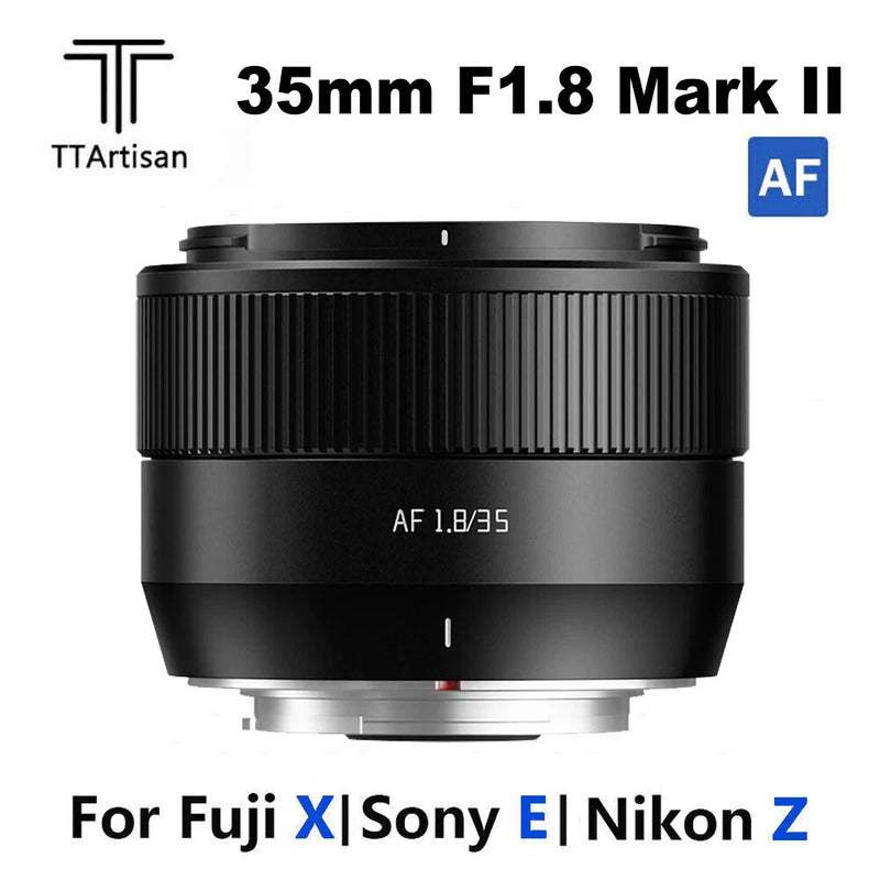 TTArtisan AF 35mm F1.8 II APS-C Auto Focus Lens for Fuji X Sony E Nikon Z Mount