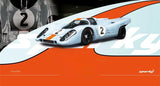 Spark 1:64 917 #2 Diecast Model Car