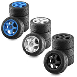 4pcs RC Car Tire 17mm Wheel Hex Tyre for Arrma 1/7 Infraction Limitless Felony