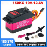 DS51150 150KG Waterproof Digital Servo 12V IP66 Metal Gear for RC Robot Car US