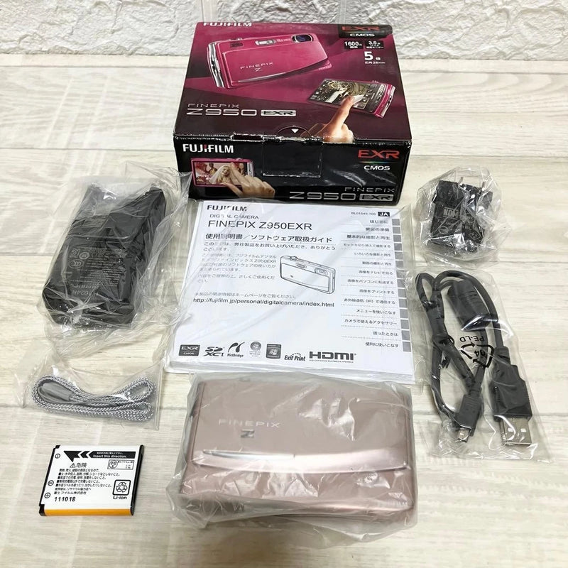 Fujifilm FinePix Z950EXR Pink Gold Compact Digital Camera 16MP Unused