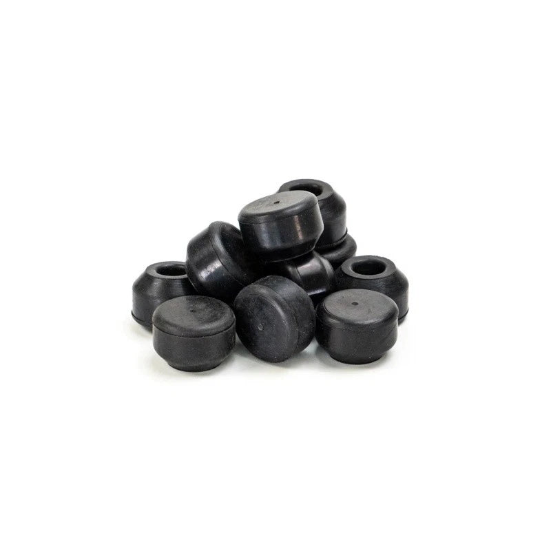 DJI Agras load cell rubber caps, dark rubber, round caps with openings