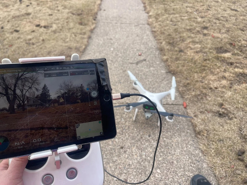 DJI Phantom 4, with Sentera Sensor, Ipad Mini 4, 5 batteries, and venom charger