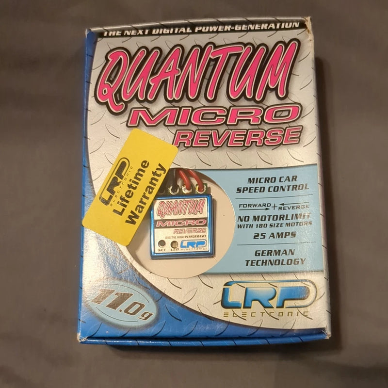 LRP Quantum Micro Reverse ESC 25 AMPS for 1/24, 1/18, & 1/16 scale R/C cars New