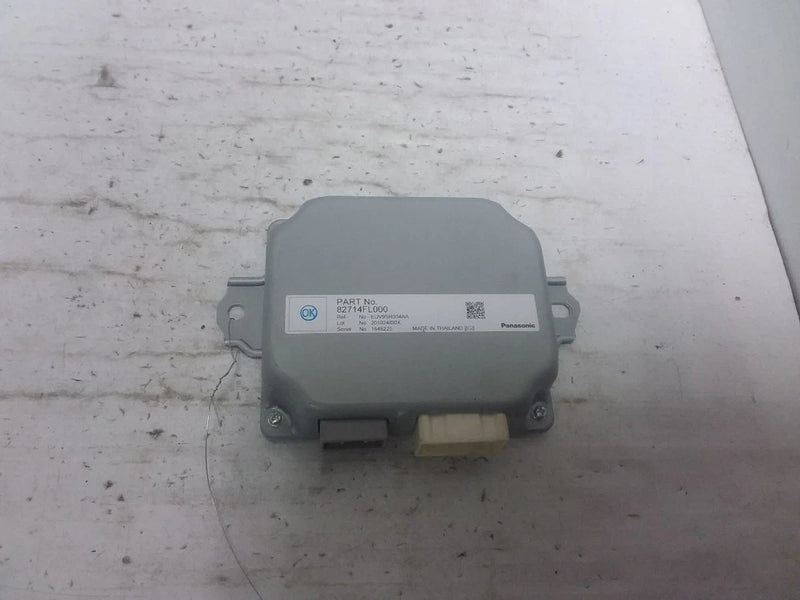 DC-DC converter module with gray housing and two electrical connectors