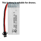 1¡Á3.7V 802042 25C 550mAh Rechargeable Li-Po Battery SM-2P plug For X5Sc Rc Drone
