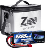 2S Lipo Battery 5200mAh 7.4V 50C Hard Case Battery T Connector 1 Pack Battery