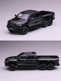 596 1:64 RAM 6¡Á6 with lights Alloy car Model Collectible Ornament Gift toy