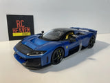 Maisto F80 Ferrari 1:18 Scale Model Diecast Car Blue.
