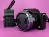 Panasonic Lumix DMC-FZ10 4.0MP 12X Zoom Digital Bridge Camera Tested & Works!