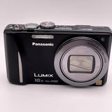 Panasonic Lumix DMC-ZS10 12.1MP Digital Camera ¨C Black ¨C System Error ¨C For Part