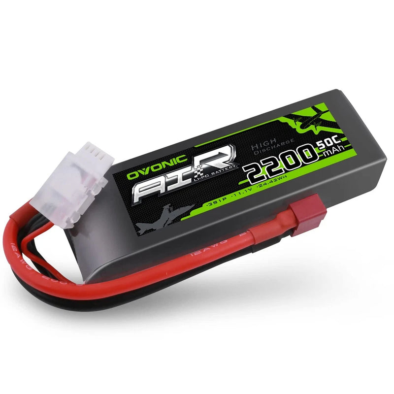 OVONIC 3S Lipo Battery 50C 2200mAh 11.1V Lipo Battery with Dean-Style T Conne...