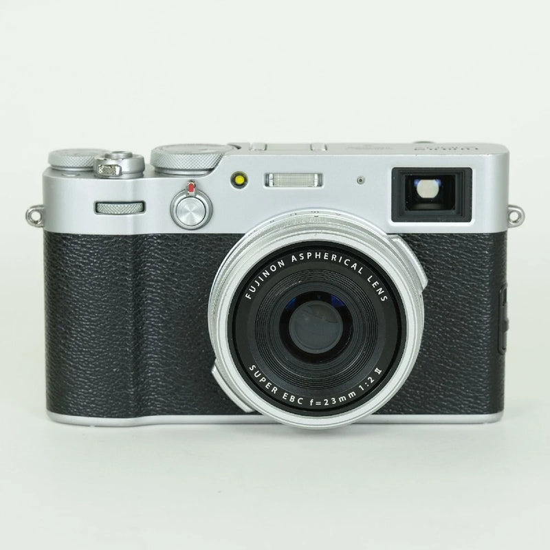 Fujifilm X100V Digital Camera Silver 26.1MP Shutter 13100 Works Well Japan