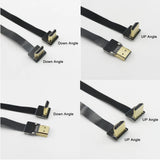 1pc 20cm FPV HDMI Type A Male to HDMI Male FPC Cable for HDTV Aerial Photography