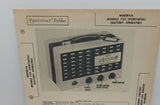 VTG Howard Sams 1947 Radio Photofact Folder Minerva Model 729 Portapal Battery Battery
