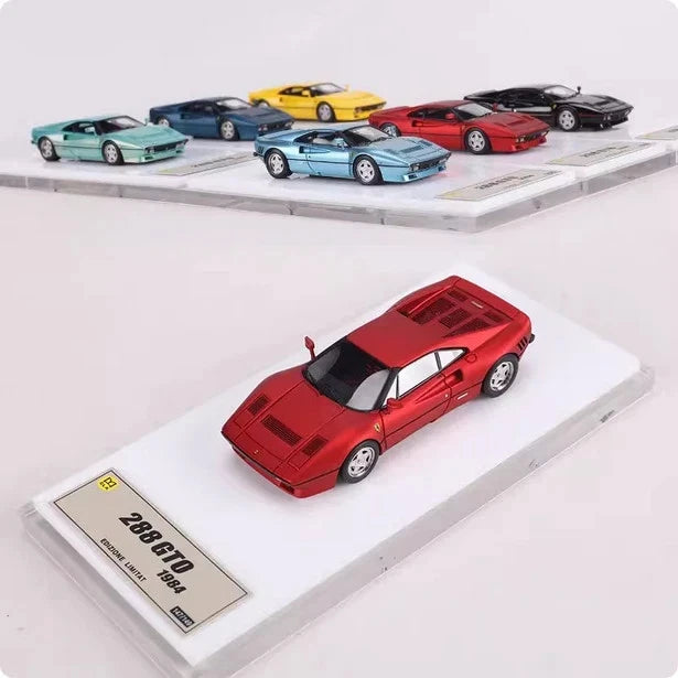 1:64 DMH Rosso Corsa (Red) 1984 288 GTO Racing Sports Model Diecast Resin Car
