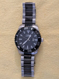 INVICTA SWISS PRO DIVER BLUE SANDSTONE DIAL MODEL 0107 - Needs Battery Battery