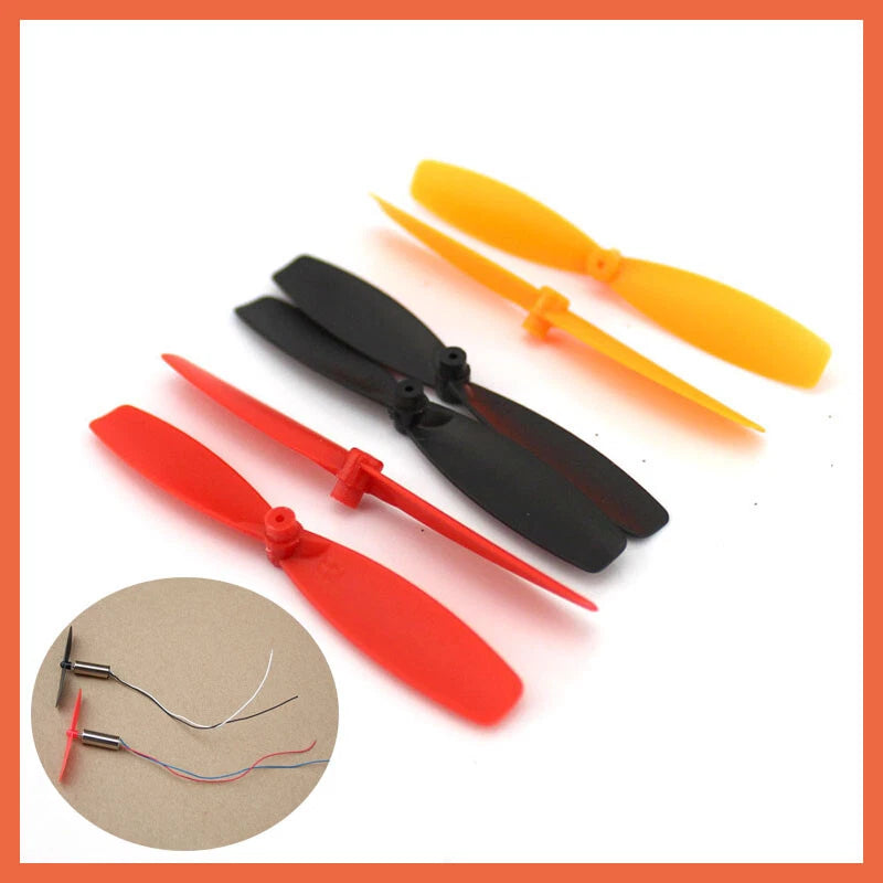 60mm Propeller for Shaft Coreless Motor Airplane Model Red Yellow Black Orange