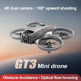 Mini RC Drones 8K 5G GPS HD Aerial Dual Camera Dynamic LED Lamp Quadcopter Toy