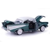 1957 Chevy Bel Air Metallic Green 1:24 Scale Diecast Replica Model by Motormax