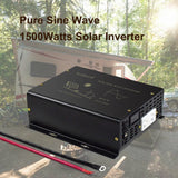 1500W Power inverter Pure Sine Wave Inverter 12/24/36/48V Car Truck RV USB 2.4A