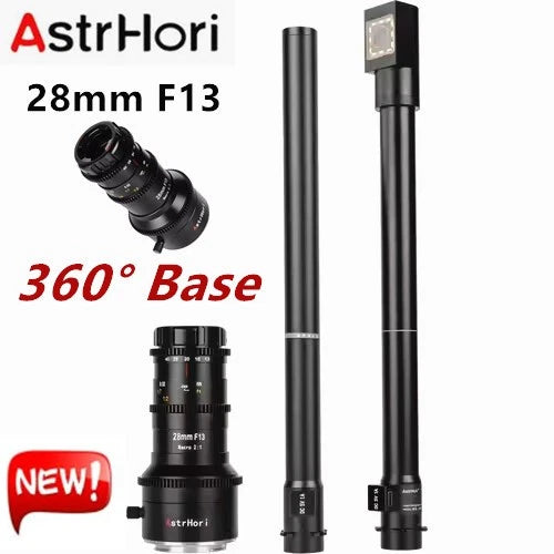 AstrHori 28mm F13 II 2x Macro Probe Camera Lens Full Frame 360¡ã Rotating Base