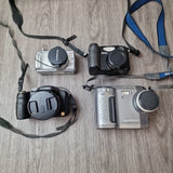Job Lot Bundle of  Digital Cameras Inc Lumix, Sony, Canon, Finepix & Kodak #GW