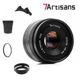 7artisans 50MM F1.8 MANUAL Fixed LENS  Fujifilm X Mount Black  x-pro2 x-T20 x-H1