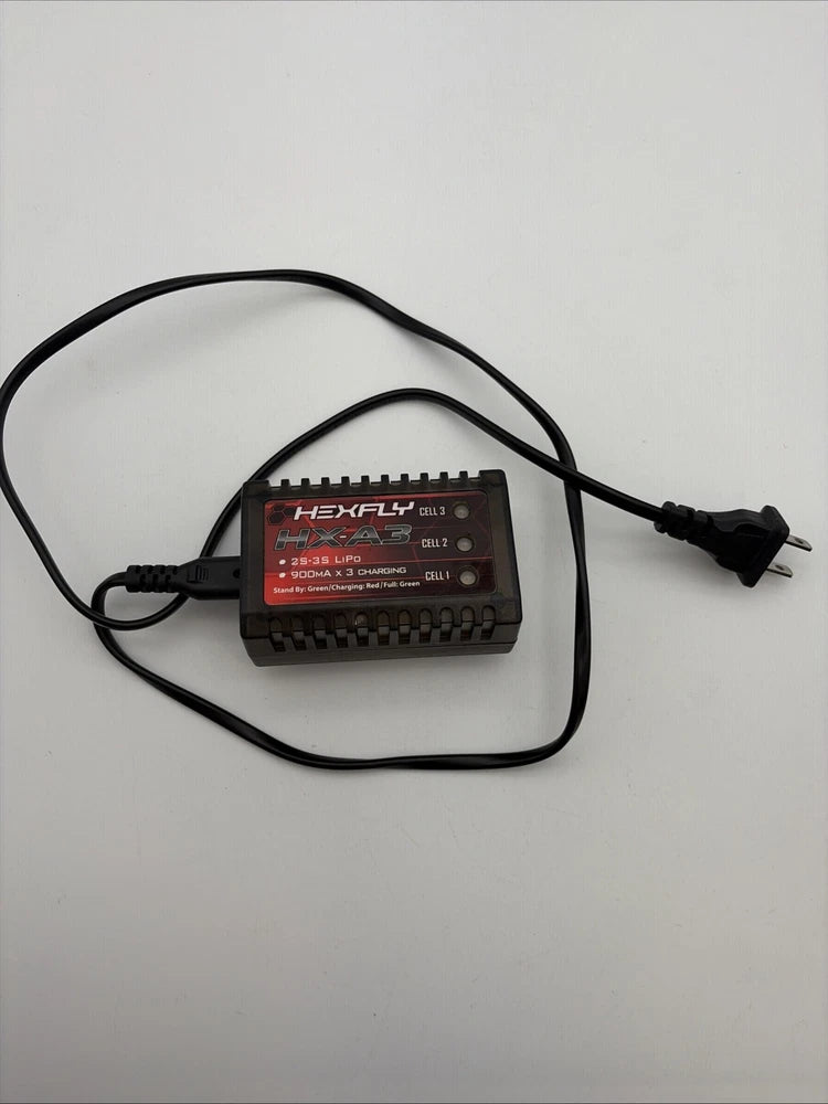 HEXFLY LiPo battery charger unit with attached power leads